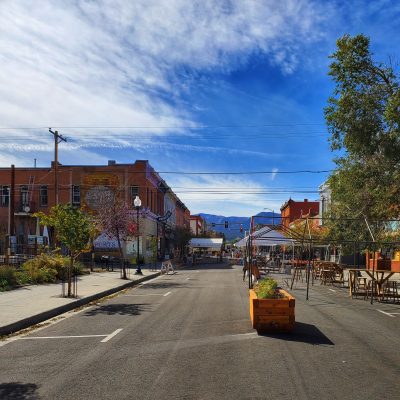 Gallery of photos from Salida, Colorado; mostly late 1800s to early 1900s red brick buildings